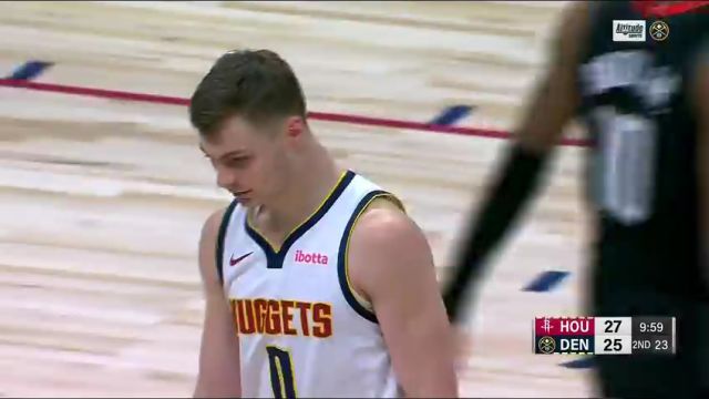 【2023年12月09日】火箭vs掘金第2节英文原声录像回放