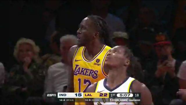 【2023年12月10日】步行者vs湖人第1节英文原声录像回放