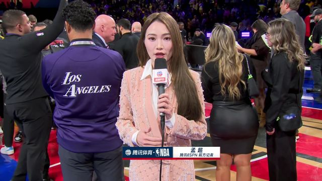 【2023年12月10日 步行者vs湖人集锦】赛后孟超采访雷迪什：拿下第一座季中赛总冠军感到很兴奋 对后续发展有积极影响