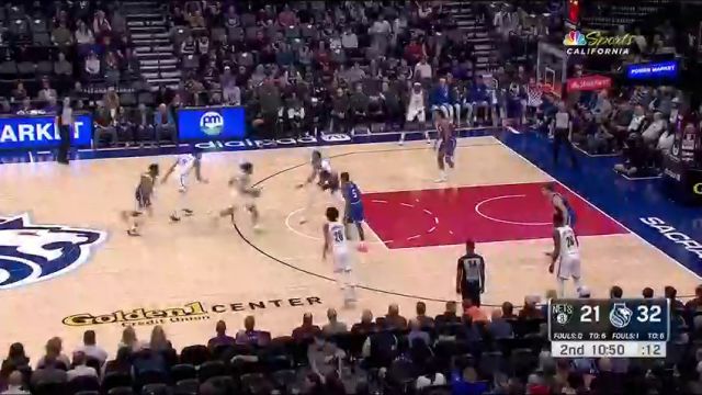 【2023年12月12日】NBA常规赛：篮网vs国王第2节中文解说录像回放