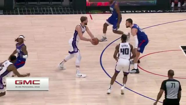 【2023年12月13日】国王vs快船第1节英文原声录像回放