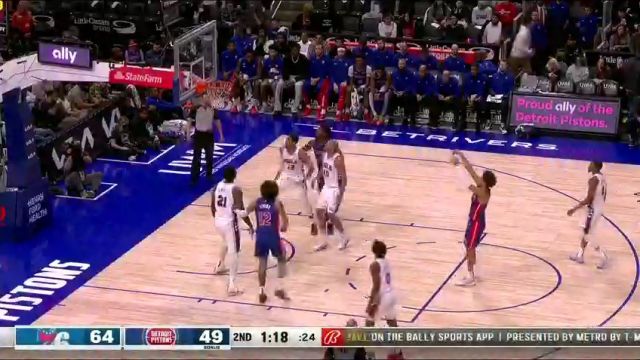 【2023年12月14日】76人vs活塞第2节中文解说录像回放