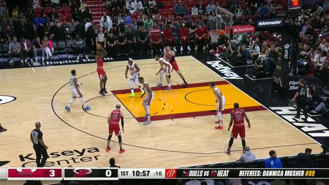 【2023年12月15日 公牛vs热火集锦】开局手感相当不错！ 公牛开场之后打出一波8-0