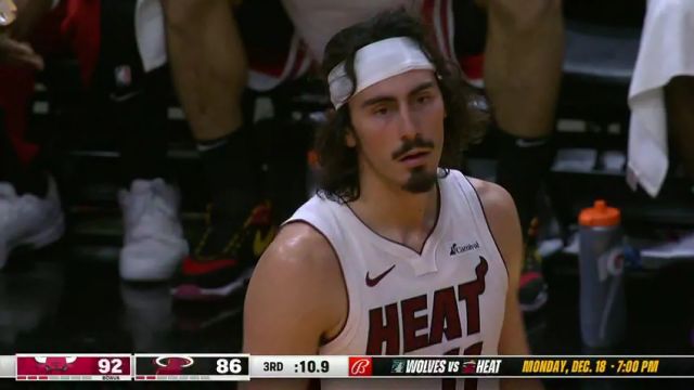 【2023年12月15日】公牛vs热火第3节英文原声录像回放