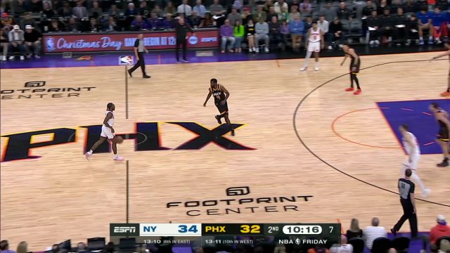 【2023年12月16日 尼克斯vs太阳集锦】难度系数五颗星！奎克利骑马射箭极限出手打成2+1