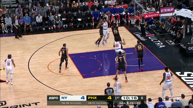 【2023年12月16日 尼克斯vs太阳集锦】我命由我不由天！希姆斯包围圈强起高打板补篮命中