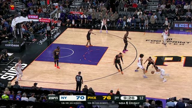 【2023年12月16日 尼克斯vs太阳集锦】你有张良计我有过墙梯 布伦森布克对飙三分你来我往