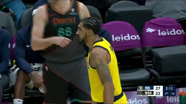 【2023年12月16日】NBA常规赛：步行者vs奇才第1节中文解说录像回放