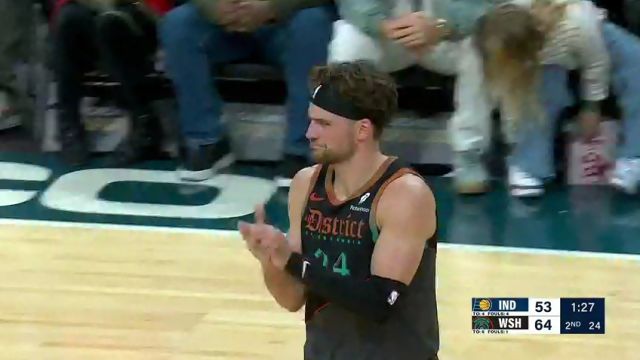 【2023年12月16日】NBA常规赛：步行者vs奇才第2节英文原声录像回放