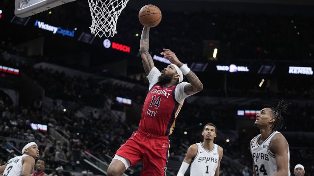 【2023年12月18日 鹈鹕vs马刺集锦】鹈鹕vs马刺精彩集锦 鹈鹕客场大胜36分轻松击败马刺