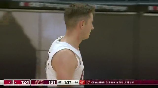 【2023年12月19日】NBA常规赛：火箭vs骑士加时一英文原声录像回放