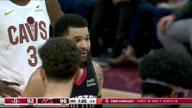 【2023年12月19日】NBA常规赛：火箭vs骑士第3节中文解说录像回放