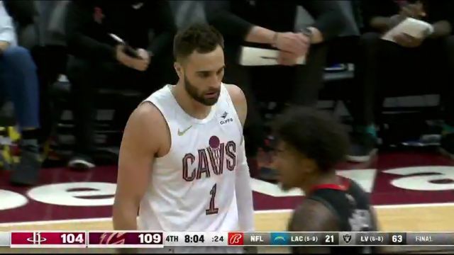 【2023年12月19日】NBA常规赛：火箭vs骑士第4节英文原声录像回放