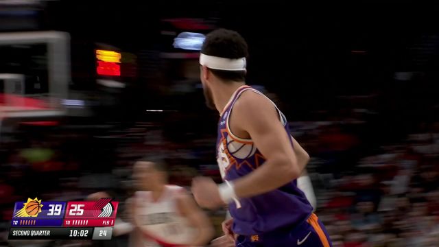 【2023年12月20日 太阳vs开拓者集锦】秀秀我的拿手好戏 布克展现杀手本色连续命中轻松取分