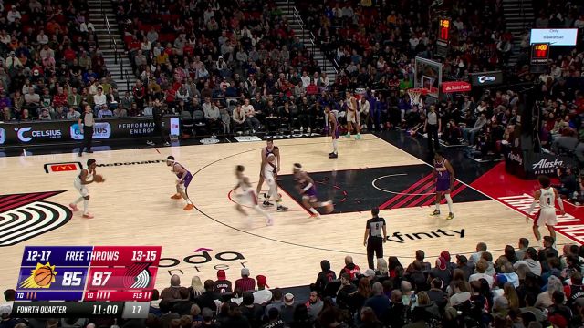 【2023年12月20日 太阳vs开拓者集锦】一步跟不上步步跟不上 西蒙斯快马加鞭扬长而去直杀篮下