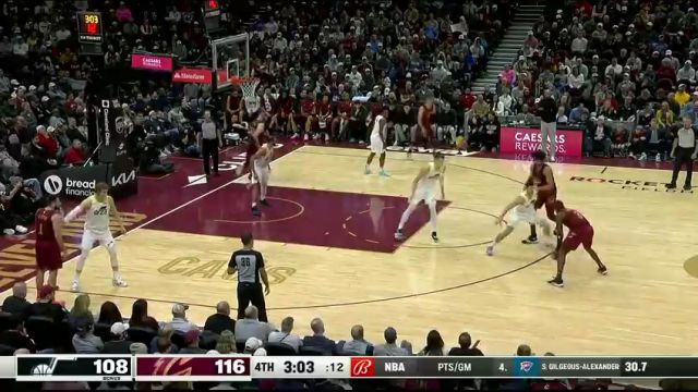 【2023年12月21日】NBA常规赛：爵士vs骑士第4节中文解说录像回放