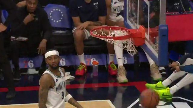 【2023年12月21日】森林狼vs76人第3节英文原声录像回放