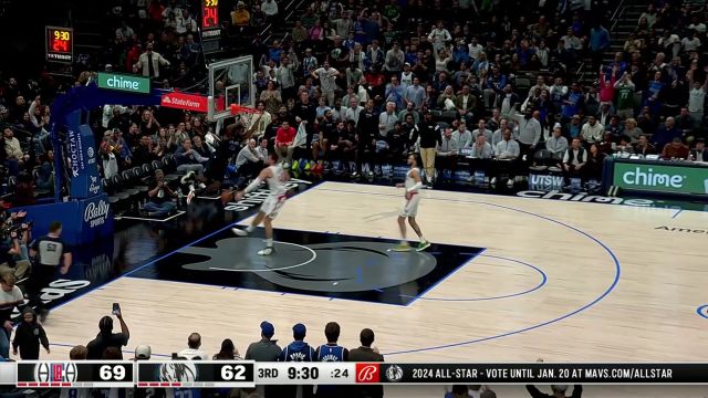 【2023年12月21日 快船vs独行侠集锦】眼疾手快抢断反击 哈达威一骑绝尘快攻扣篮势如破竹