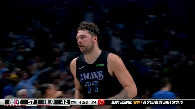 【2023年12月21日 快船vs独行侠集锦】进攻端予取予求 东契奇无惧贴身防守连续轰下5分