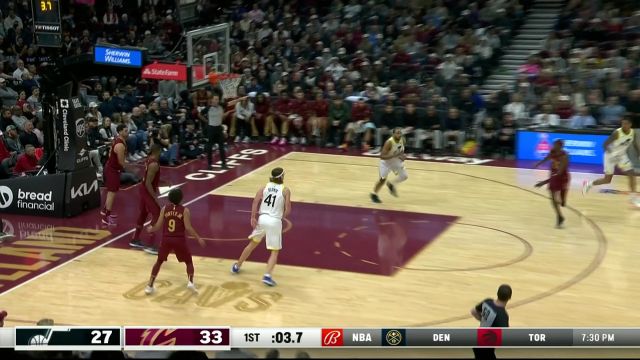 【2023年12月21日 爵士vs骑士集锦】玩的就是心跳！尼昂快速出球找到队友 梅里尔极限出手压哨命中