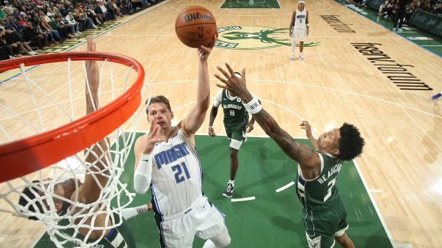 【2023年12月22日 魔术vs雄鹿集锦】魔术vs雄鹿精彩集锦 字母哥利拉德合砍61分雄鹿力克魔术