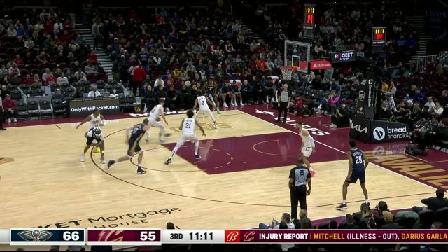 【2023年12月22日 鹈鹕vs骑士集锦】防守强度陡然而增 骑士追身反击打得顺风顺水