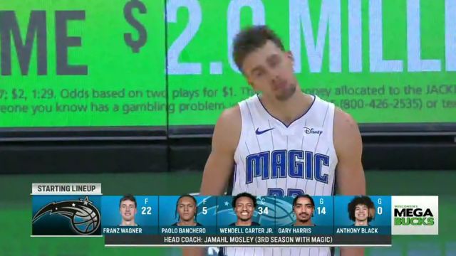 【2023年12月22日】魔术vs雄鹿英文原声全场录像回放