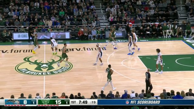 【2023年12月22日 魔术vs雄鹿集锦】天冷请你吃火锅！卡特捍卫禁区遮天大帽摁下对手