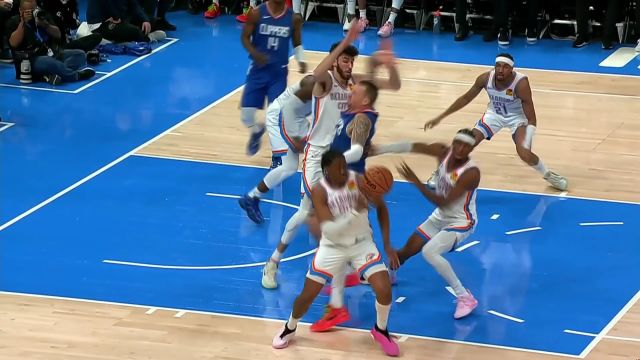 【2023年12月22日 快船vs雷霆集锦】快船vs雷霆五佳球 霍姆格伦自抛自扣致敬麦迪经典时刻