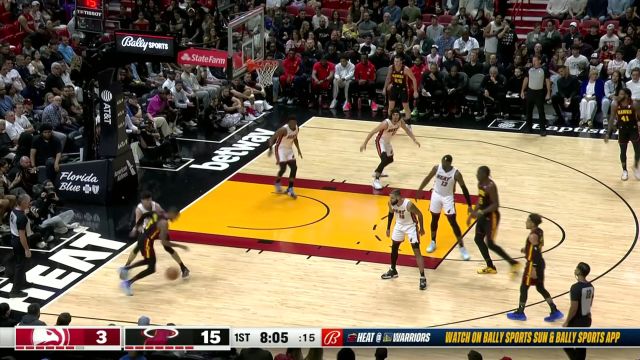 【2023年12月23日 老鹰vs热火集锦】大力出奇迹！特雷杨外线迎着防守超远三分精准狙击