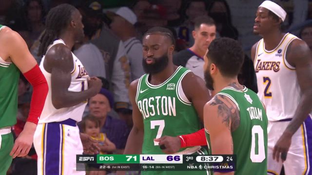 【2023年12月26日 凯尔特人vs湖人集锦】凯尔特人126-115湖人 绿军全队6人上双客场击败湖人