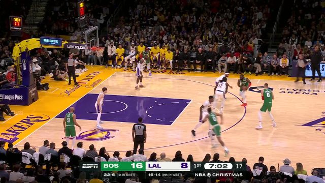 【2023年12月26日 凯尔特人vs湖人集锦】经验丰富大杀四方 霍乐迪点飞里夫斯2+1手到擒来