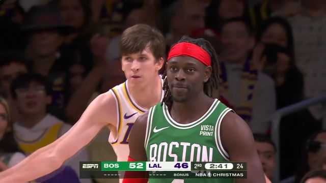【2023年12月26日 凯尔特人vs湖人集锦】神奇小子名不虚传！里夫斯对抗高难度命中2+1