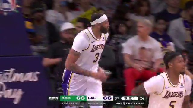 【2023年12月26日】NBA常规赛：凯尔特人vs湖人第3节中文解说录像回放