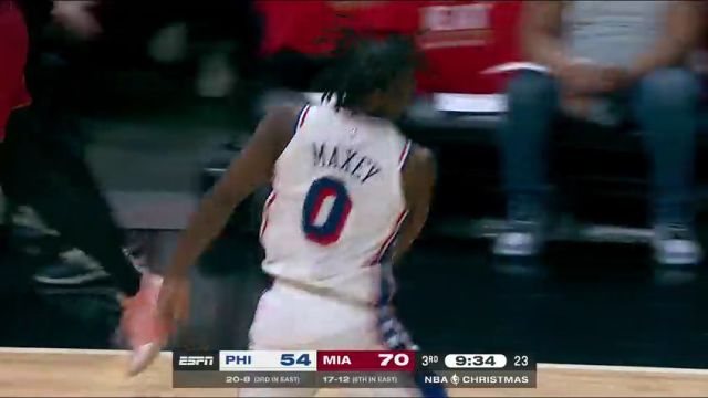 【2023年12月26日】76人vs热火第3节英文原声录像回放