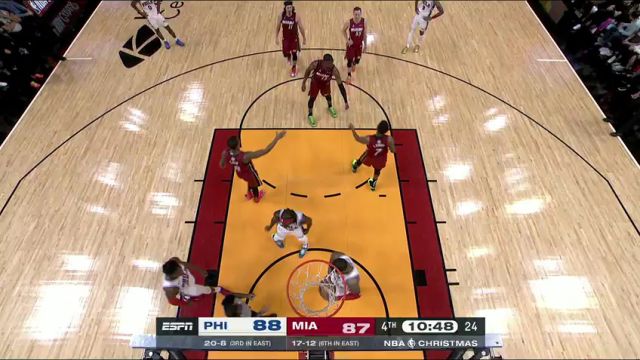 【2023年12月26日】76人vs热火第4节中文解说录像回放