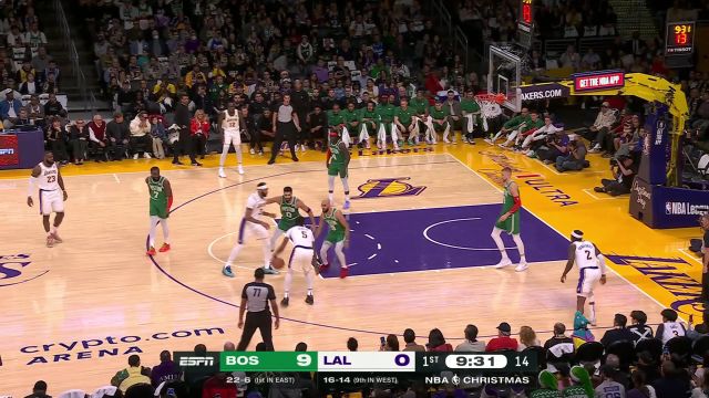 【2023年12月26日 凯尔特人vs湖人集锦】凯尔特人vs湖人五佳球 霍乐迪仙人指路长传助飞波神空接暴扣