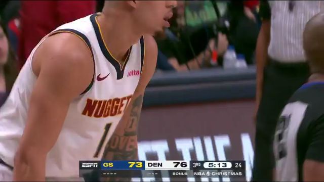 【2023年12月26日】勇士vs掘金英文原声全场录像回放