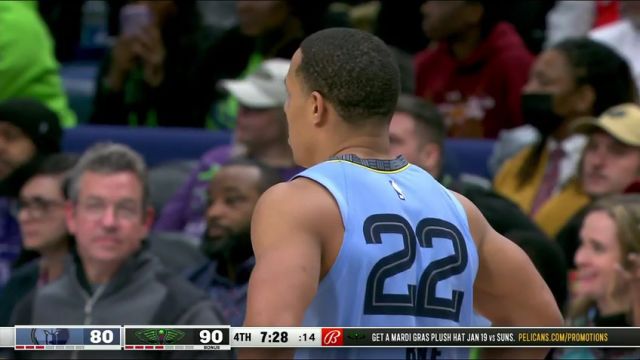 【2023年12月27日】NBA常规赛：灰熊vs鹈鹕第4节英文原声录像回放