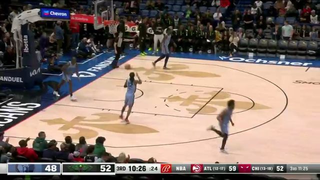 【2023年12月27日】NBA常规赛：灰熊vs鹈鹕第3节英文原声录像回放