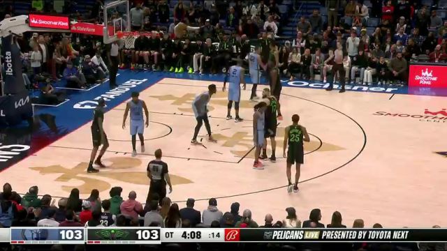 【2023年12月27日】NBA常规赛：灰熊vs鹈鹕加时赛英文原声录像回放