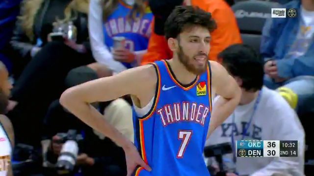 【2023年12月30日】雷霆vs掘金第2节中文解说录像回放