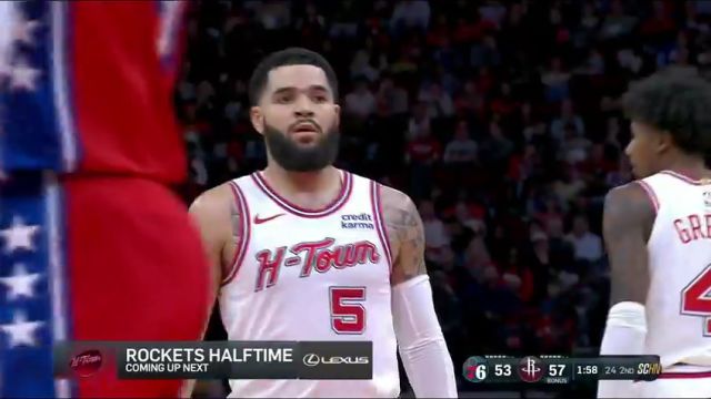 【2023年12月30日】76人vs火箭第2节英文原声录像回放