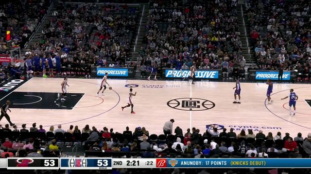 【2024年01月02日 热火vs快船集锦】好在没有大碍 哈登送出空接后轻微崴脚步履蹒跚