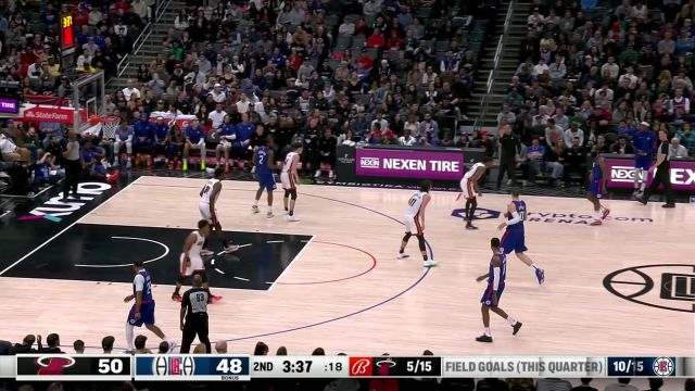 【2024年01月02日 热火vs快船集锦】中距离是神的武器 莱昂纳德无视贴身防守后仰中投打进