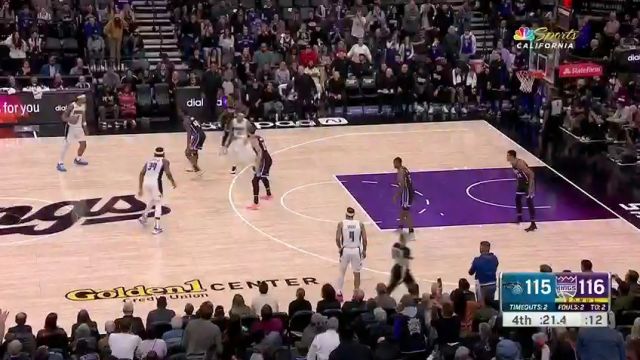 【2024年01月04日 魔术vs国王集锦】自己的错误自己弥补！班凯罗关键时刻里突外投连取5分