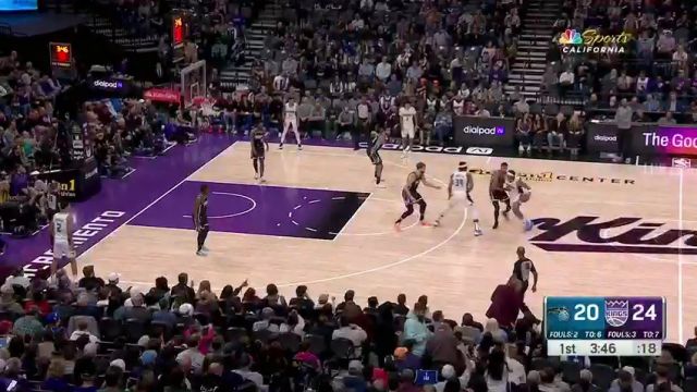 【2024年01月04日 魔术vs国王集锦】惊天怒扣活力四射！穆雷起飞滑翔潇洒写意