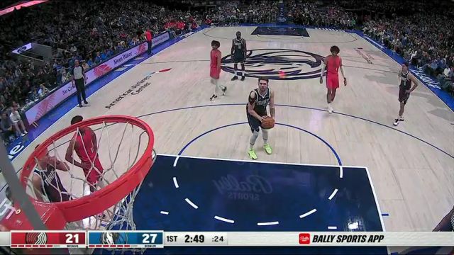 【2024年01月04日】开拓者vs独行侠第1节英文原声录像回放