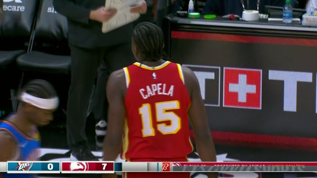 【2024年01月04日 雷霆vs老鹰集锦】放心后面有我！ 约翰逊不中卡佩拉伺机补扣一飞冲天