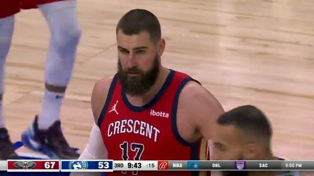 【2024年01月04日】NBA常规赛：鹈鹕vs森林狼第3节英文原声录像回放